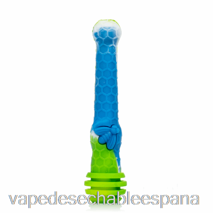 Vape Desechable España Stratus Honey Dipper Silicona Dab Paja Mar (azul/verde/blanco)